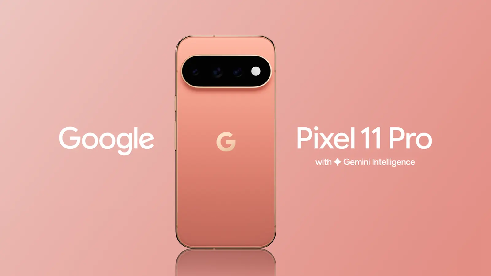 Photo officielle des smartphones Google Pixel 11, Pixel 11 Pro et Pixel 11 Pro XL