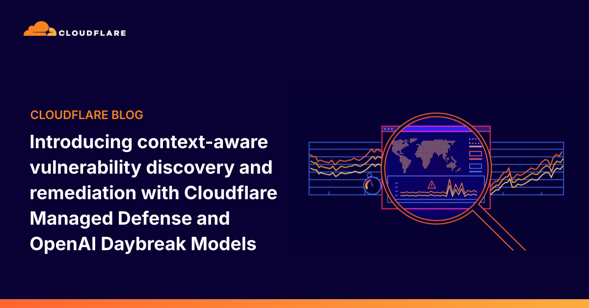 Visuel officiel Cloudflare consacré à la découverte et à la correction des vulnérabilités