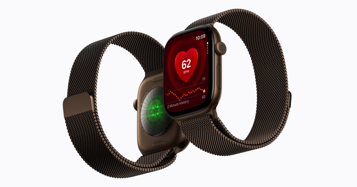 Apple Watch Series 12 présentée dans le visuel officiel Apple