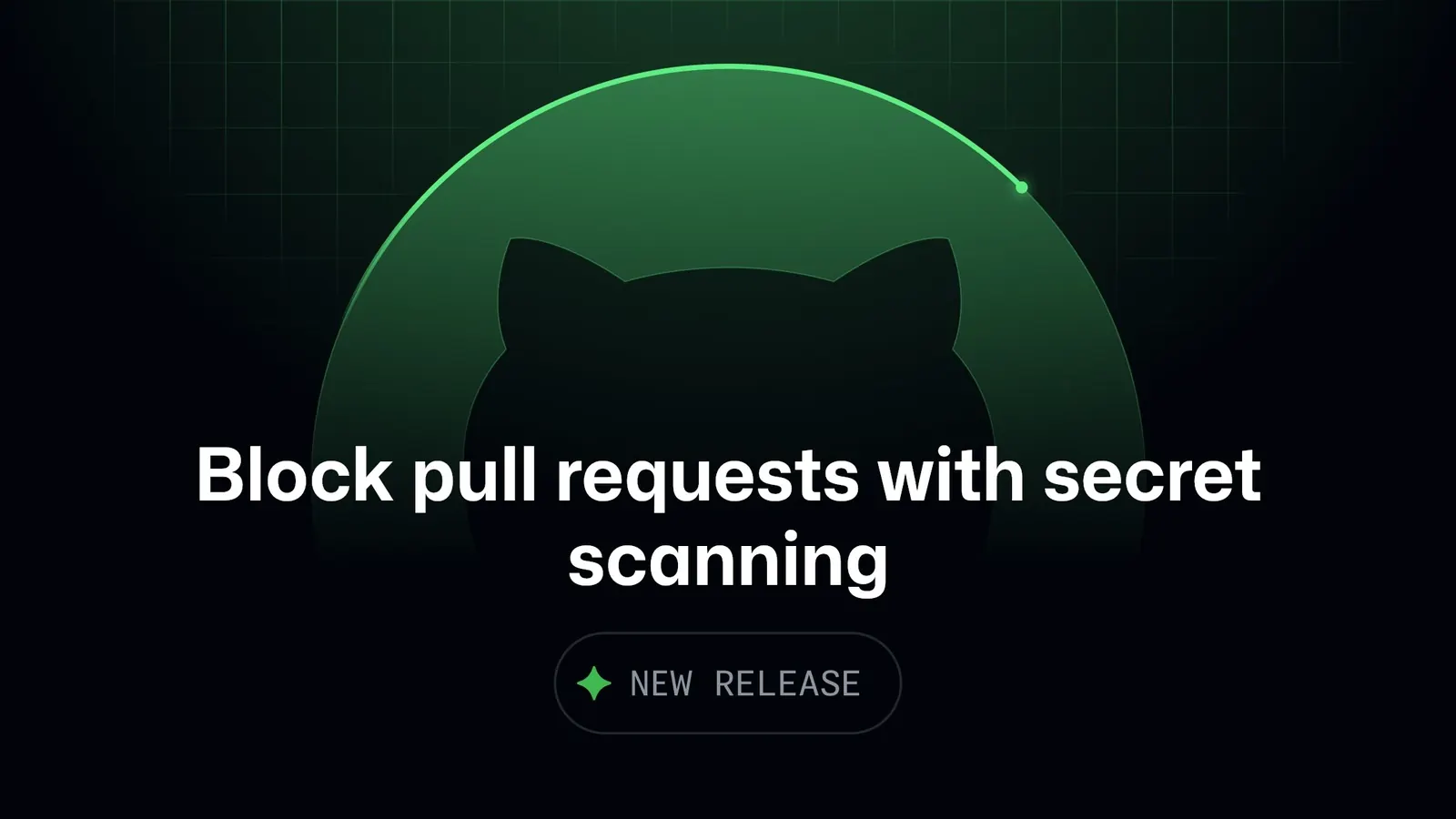 Interface officielle GitHub montrant une règle qui bloque les pull requests contenant des secrets