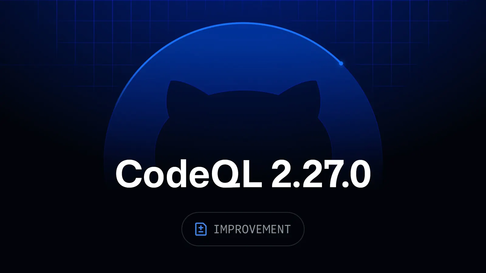 Capture officielle de GitHub illustrant les nouveautés de CodeQL 2.27