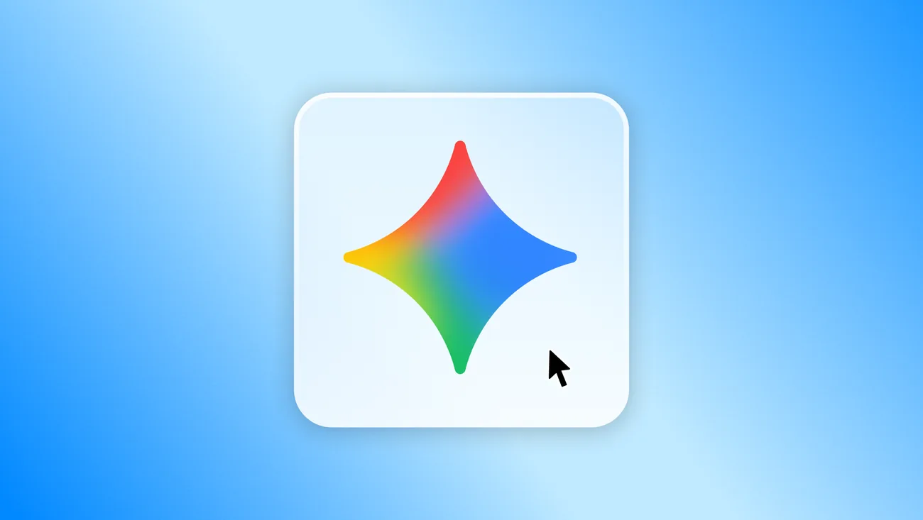 Visuel officiel de l’application Gemini fonctionnant sur un ordinateur Windows