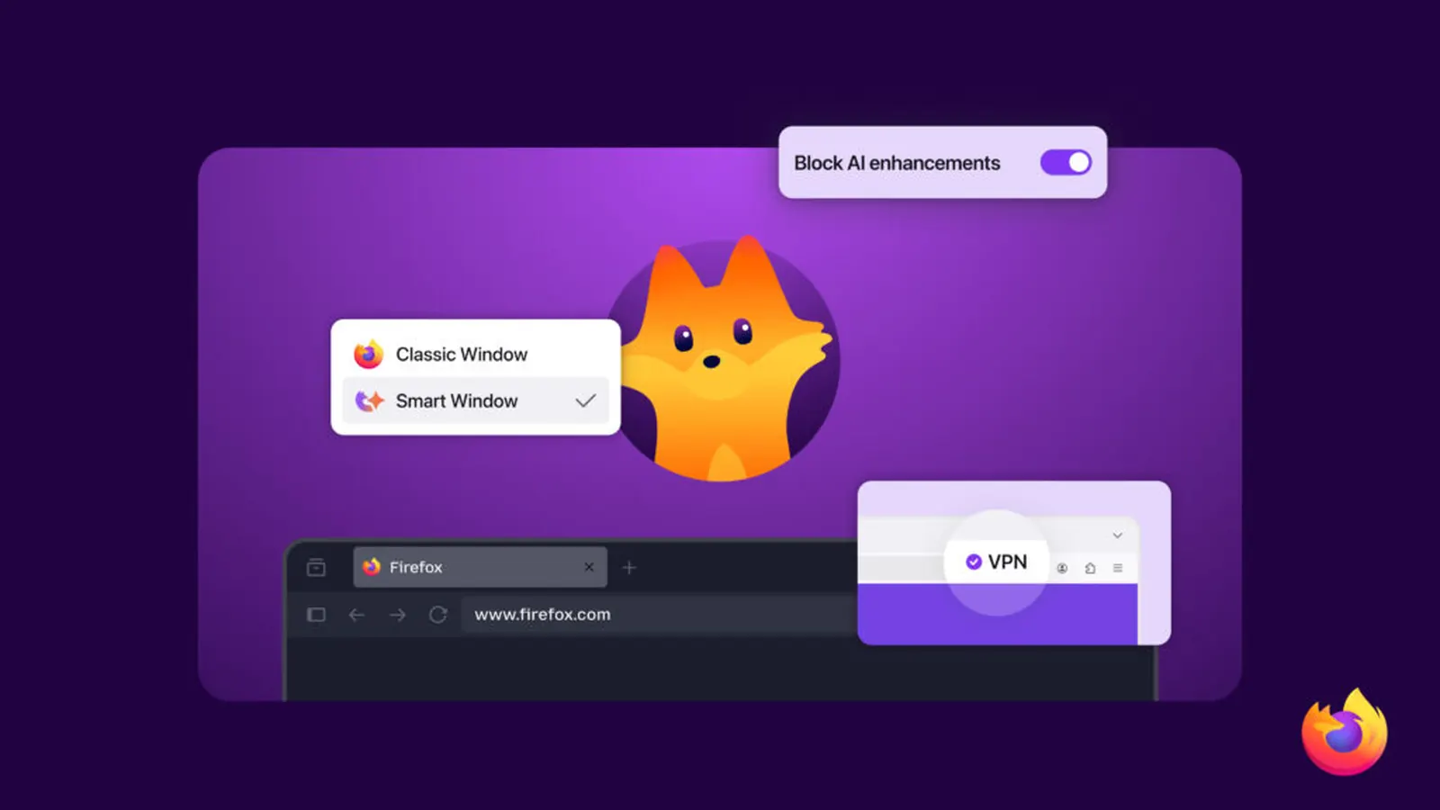 Interface officielle de Firefox illustrant les nouveautés et réglages du navigateur