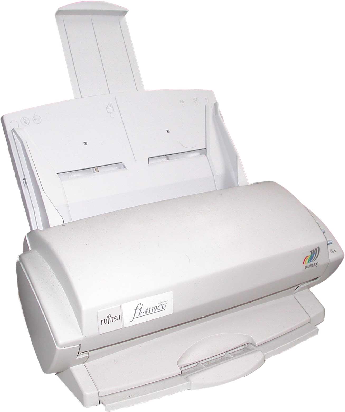Scanner de documents Fujitsu photographié en 2005, illustration de la numérisation de documents.