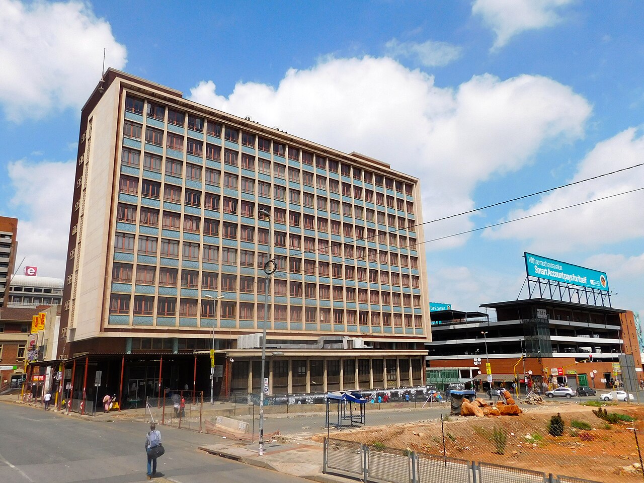 Bâtiment de Home Affairs sur Harrison Street à Johannesburg, photographié en 2016.